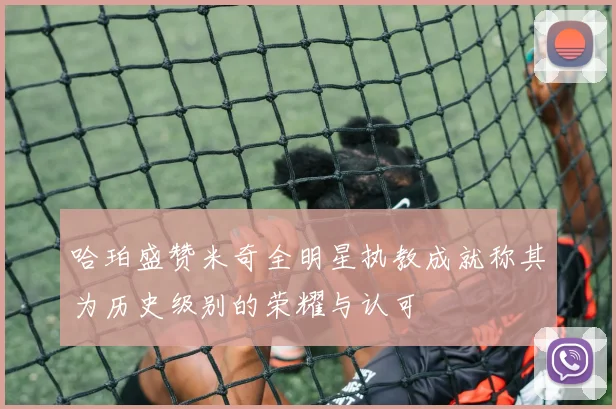 哈珀盛赞米奇全明星执教成就称其为历史级别的荣耀与认可